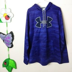 COPY - Under Armour Blue  Storm 1  Cold gear hoodie